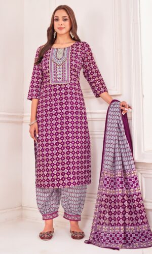 Buy Cotton Burgundy Kurta Suit Sets for Women