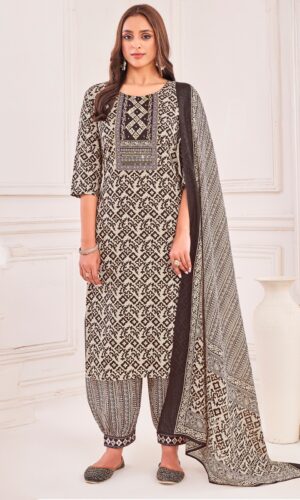 Buy Cotton Cream Kurta Suit Sets for Women