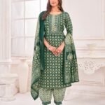 Buy Cotton Green Kurta Suit Sets for Women