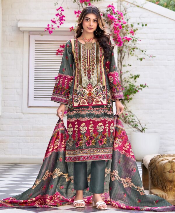 Buy Cotton Grey Kurta Suit Sets for Women