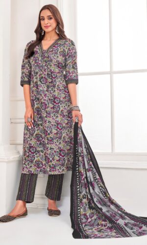 Buy Cotton Lavender Kurta Suit Sets for Women