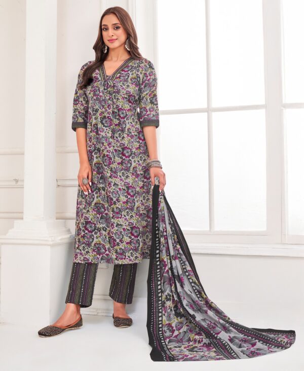 Buy Cotton Lavender Kurta Suit Sets for Women